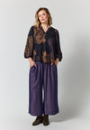 GoVilde - Bluse med Store Blomster