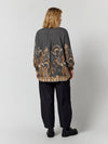 GoBeth - V-hals Bluse med Mønster