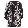 GoMalou - Bluse med Bladprint