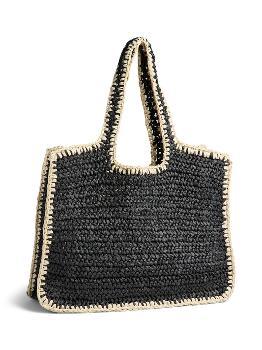 PcLydia - Sort Papirstrå Shopper