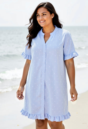 Tunika med volangkanter