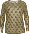 GITESSE mesh-bluse - 2
