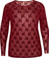 GITESSE mesh-bluse - 2