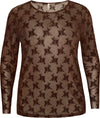 GITESSE mesh-bluse - 2