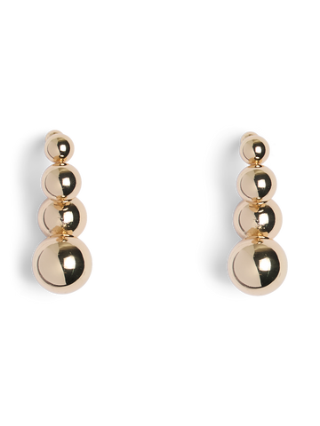 Jilama - Guldbelagte Øreringe