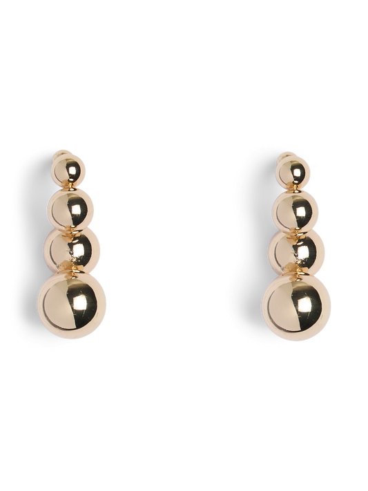 Jilama - Guldbelagte Øreringe