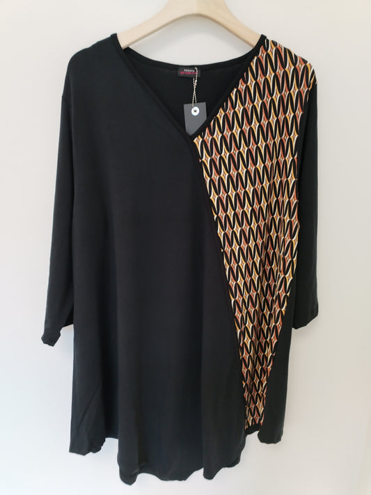 LG Tunika med trykk på siden