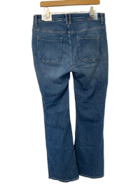 CARLUNA HW PATCH FLARED JEANS