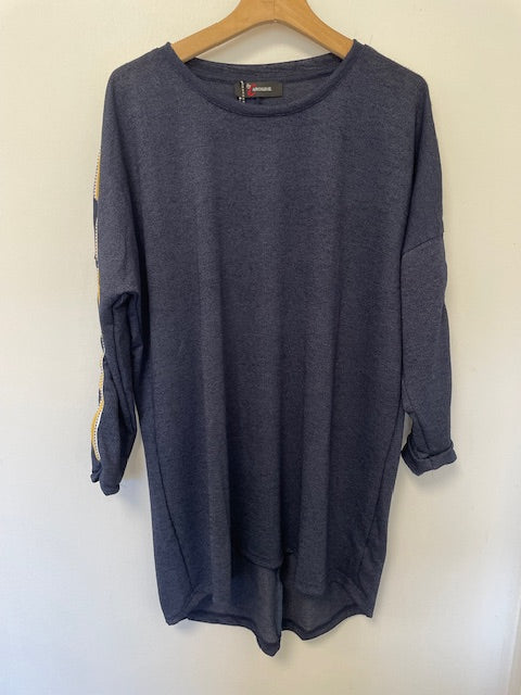 LGBlouse / Tunika med stripe langs ermet