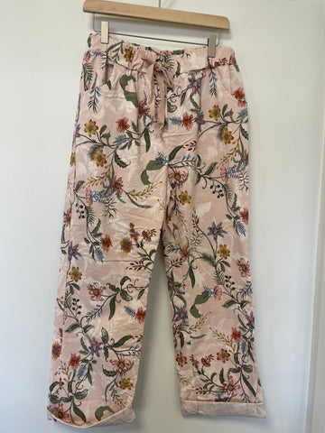 Blomstrete bukser - 50378