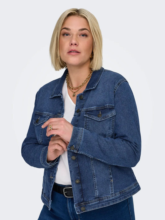 Carwespa denim jakke fra Carmakoma - Noos