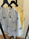 CpJOANNA - Bluse med Blomsterbroderi