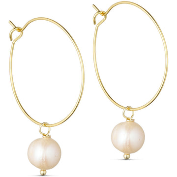 TsJackie Hoop Pearl Earring