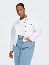 CARWESPA LS JACKET WHITE DNM - Noos