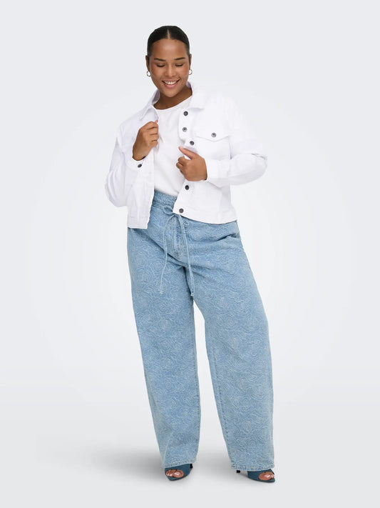 CARWESPA LS JACKET WHITE DNM - Noos