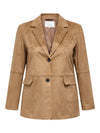 CarTulip - Blazer i Ruskind Look