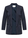 CarElly Alya - Blå Blazer med Glimmer