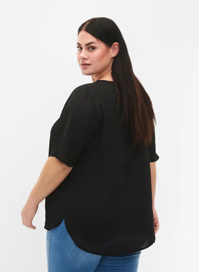 ZiMSERENA - 1/2 - ZIP BLOUSE