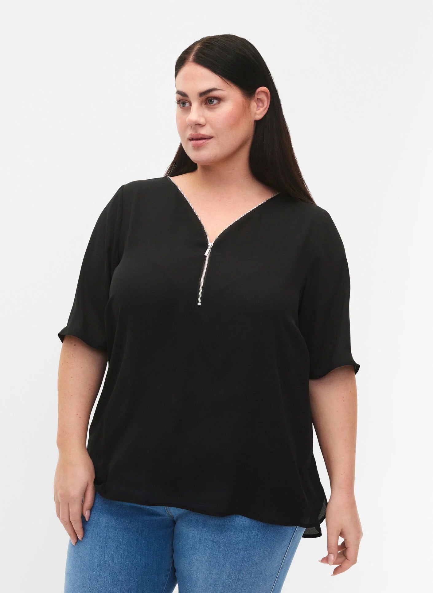 ZiMSERENA - 1/2 - ZIP BLOUSE