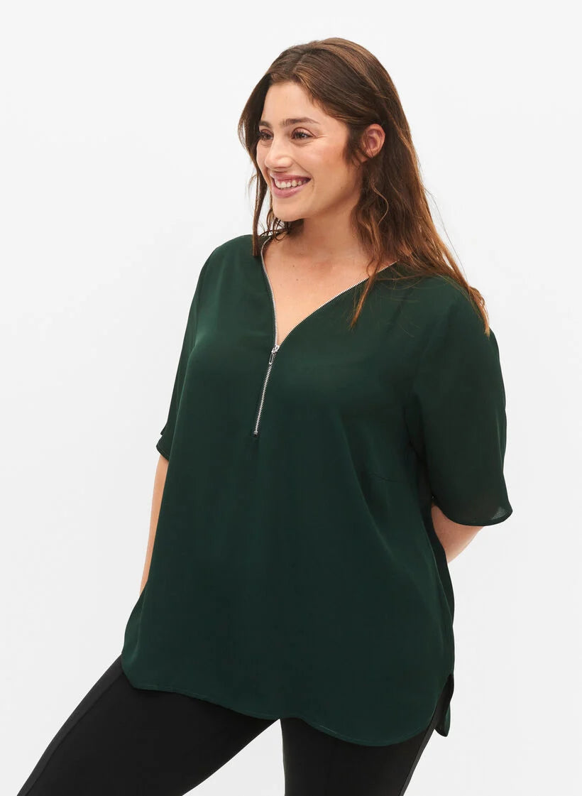 ZiMSERENA - 1/2 - ZIP BLOUSE