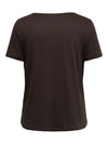 CarVince - V-Neck T-shirt med Print
