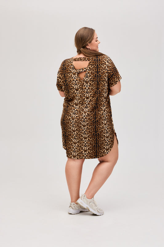 OxCross Back - Leopard Kjole
