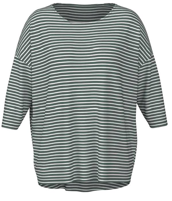 CARLAMOUR 3/4 STRIPE TOP