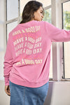 CARMAYA - Sweatshirt med ryggprint