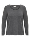 CARBOTTLIA L/S V-HALS TOPP JRS