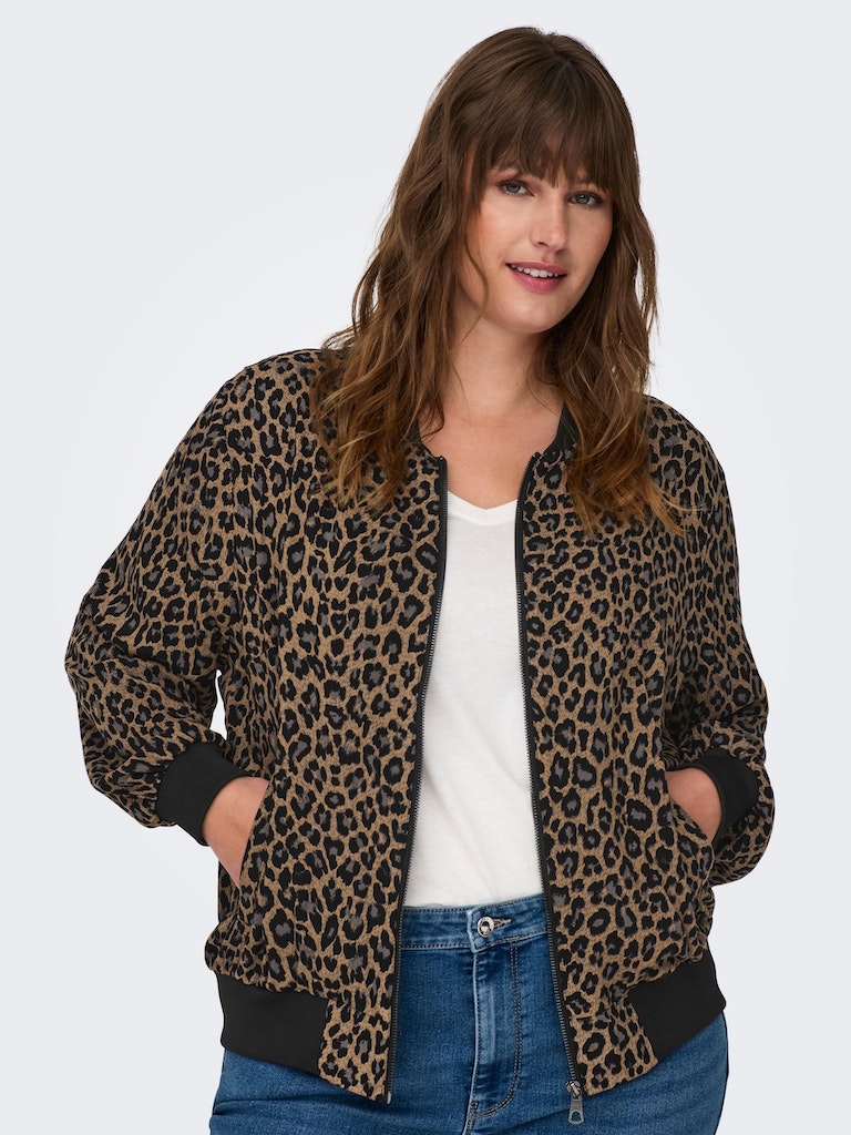 Brun plus size Blazer
