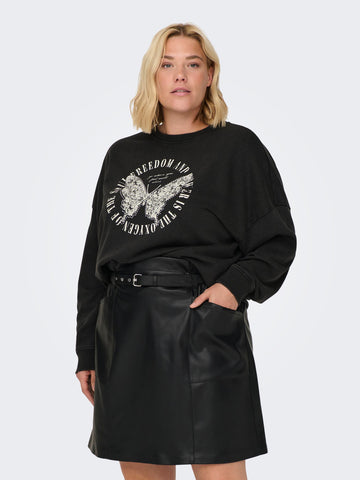 CARLUCINDA L/S VINGER O-HALS SWT