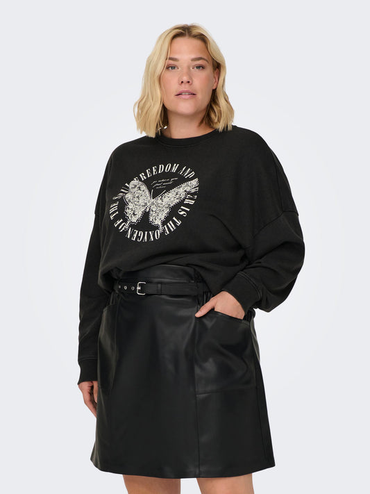 CARLUCINDA L/S VINGER O-HALS SWT