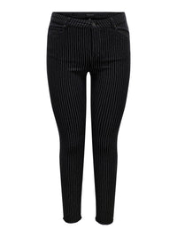 CARBLUSH-VADA SHINE STRIPE SKINNY PNT