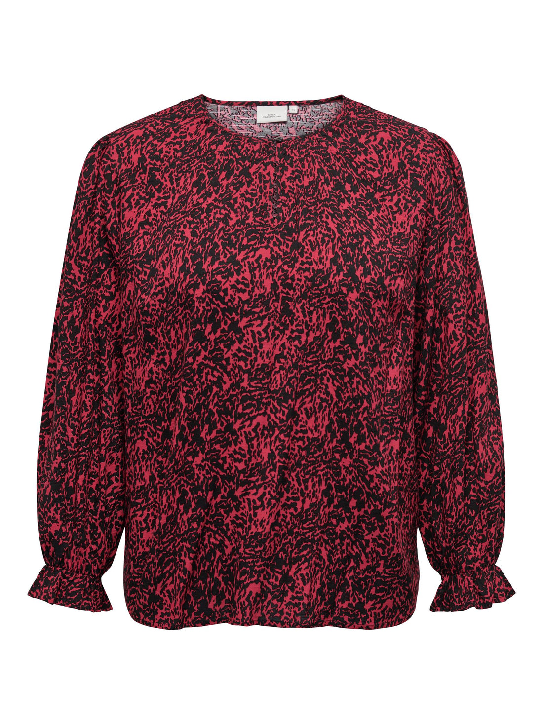 CARSCARLETT L/S O-NECK TOP AOP