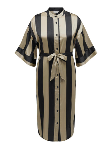 CARALLESIA 3/4 MIDI DRESS WVN