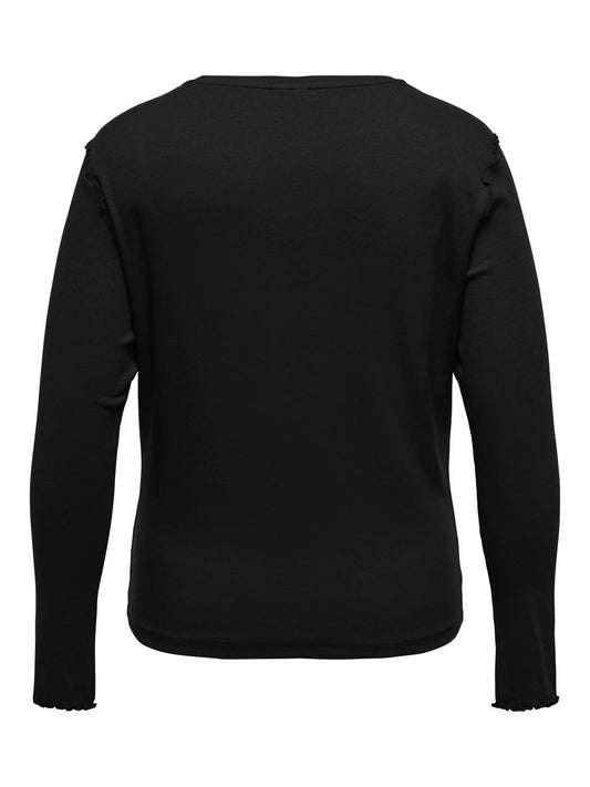 CARSABRINA L/S OVERLOCK TOPP