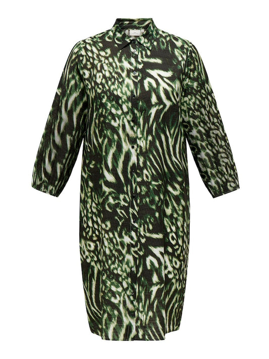 CARJADA L/S SHIRT MIDI DRESS