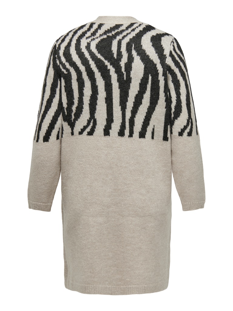 CARJADE ZEBRA L/S CARDIGAN KNIT NOOS