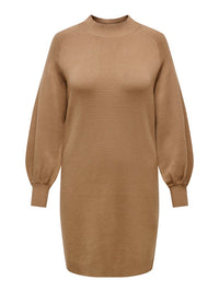 CARFRIDA LIFE LS HIGHNECK DRESS KNIT