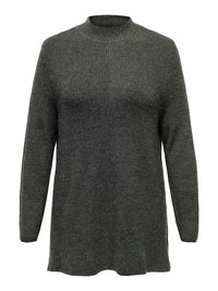 CARKATIA LS LOOSE RIB HIGHNECK KNIT