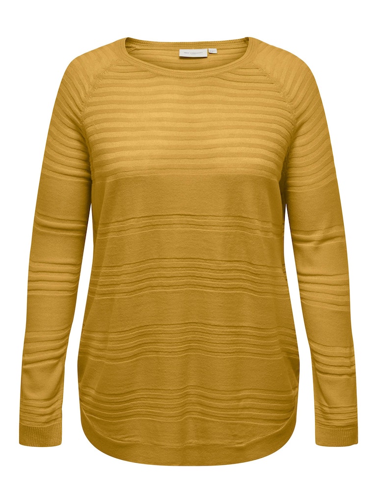 CARNEWAIRPLAIN LS PULLOVER KNIT