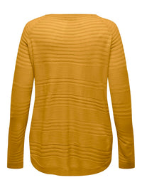 CARNEWAIRPLAIN LS PULLOVER KNIT