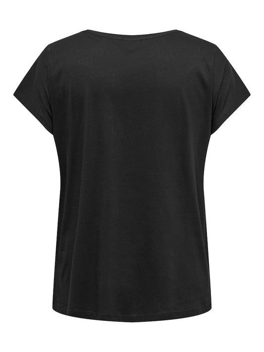 CARLULA S/S O-HALS RHINESTONE TOPP - 112