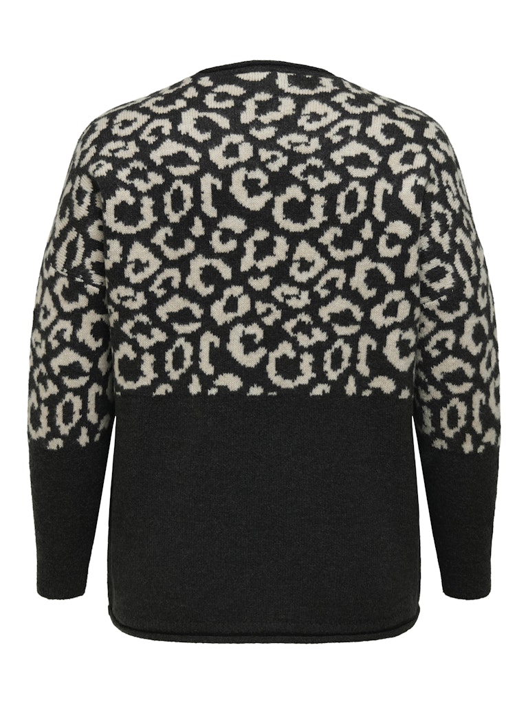 CARJADE ZEBRA L/S O-NECK KNIT NOOS