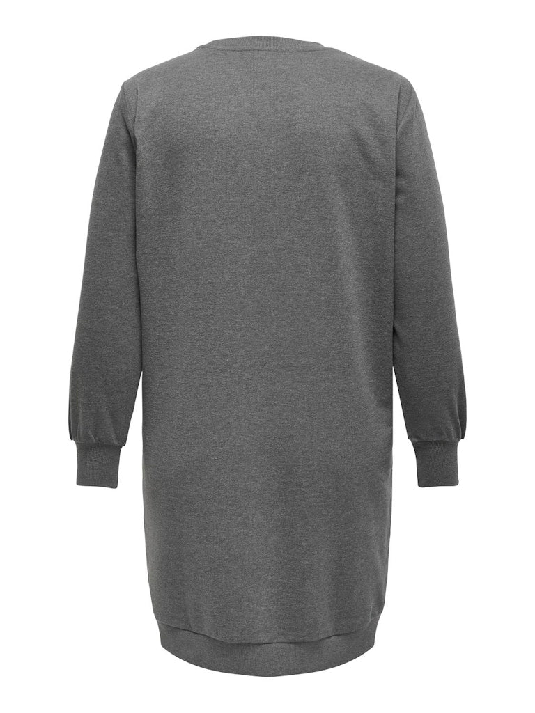 CARVANNA O-NECK LS SWEAT DRESS JRS