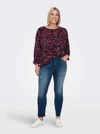 CARNANCI LIFE 3/4 O-NECK TOP