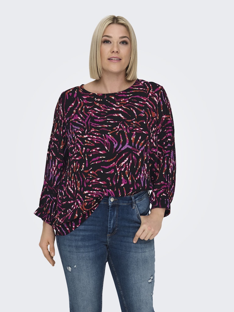 CARNANCI LIFE 3/4 O-NECK TOP