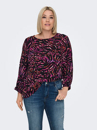 CARNANCI LIFE 3/4 O-NECK TOP