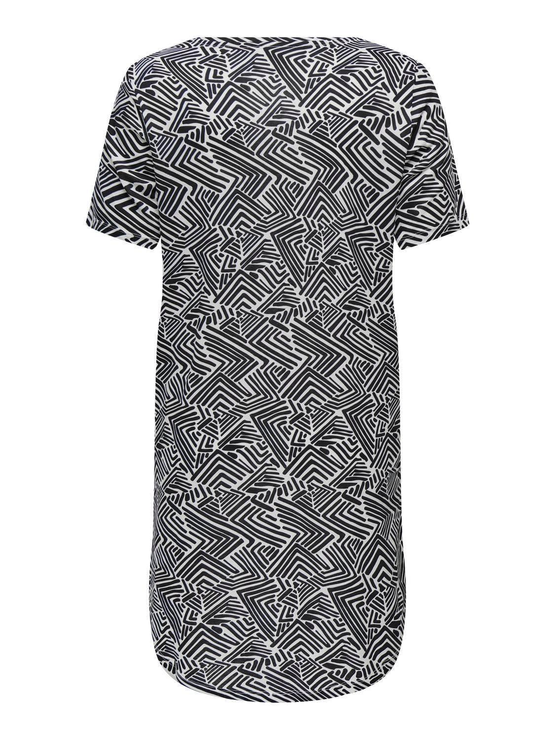 CARMAY S/S DRESS AOP JRS