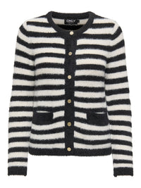 CARCASSA LS O-NECK CARDIGAN KNIT